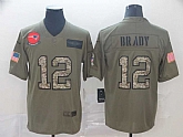 Nike Patriots 12 Tom Brady 2019 Olive Camo Salute To Service Limited Jersey,baseball caps,new era cap wholesale,wholesale hats